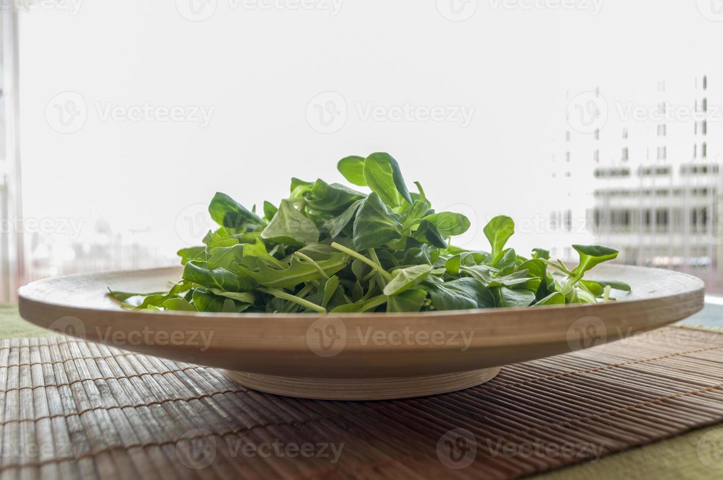assiette de salade photo