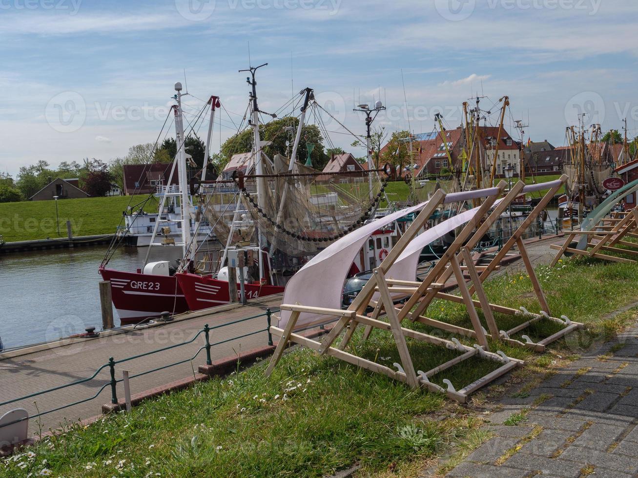 greetsiel sur la côte allemande de la mer du nord photo