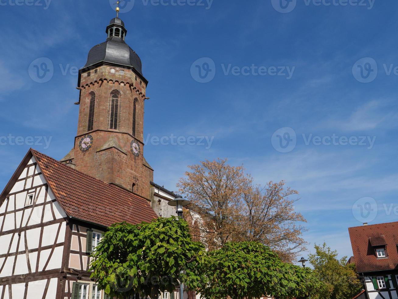 la petite ville de kandel dans le pfalz allemand photo