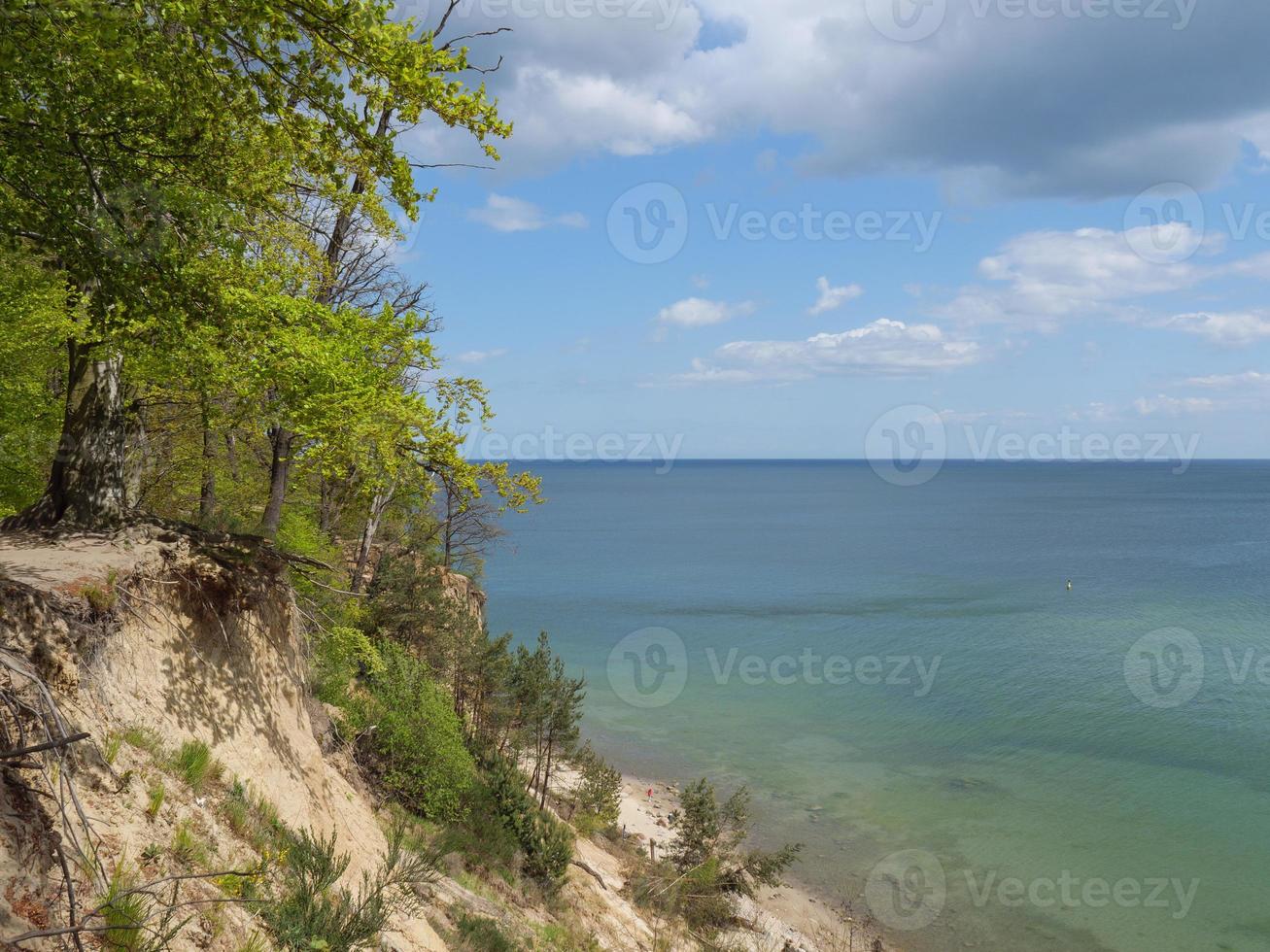 plage de la mer baltique en pologne photo