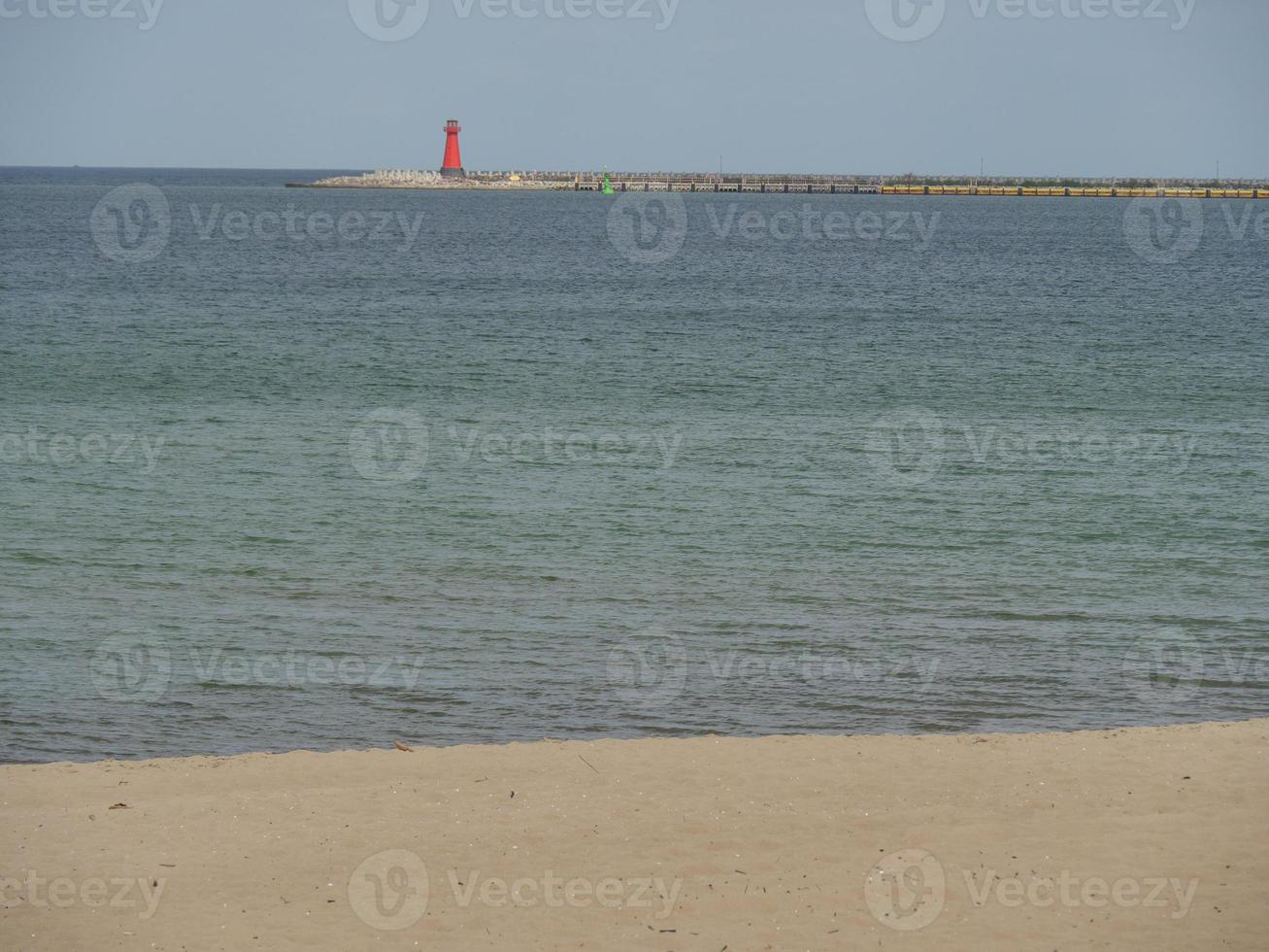 la mer baltique près de gdansk en pologne photo