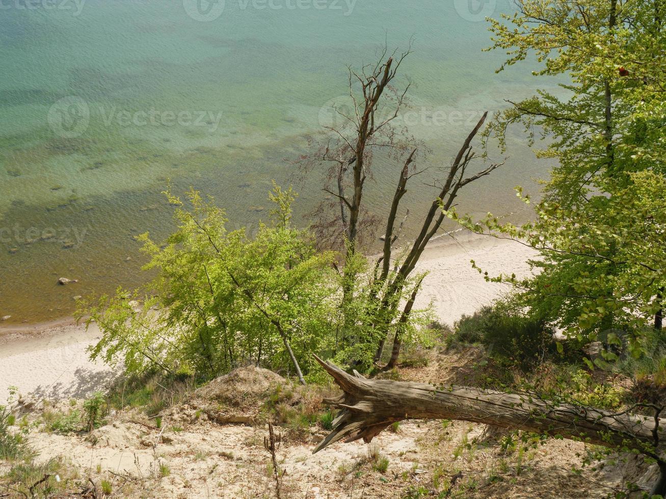 plage de la mer baltique en pologne photo