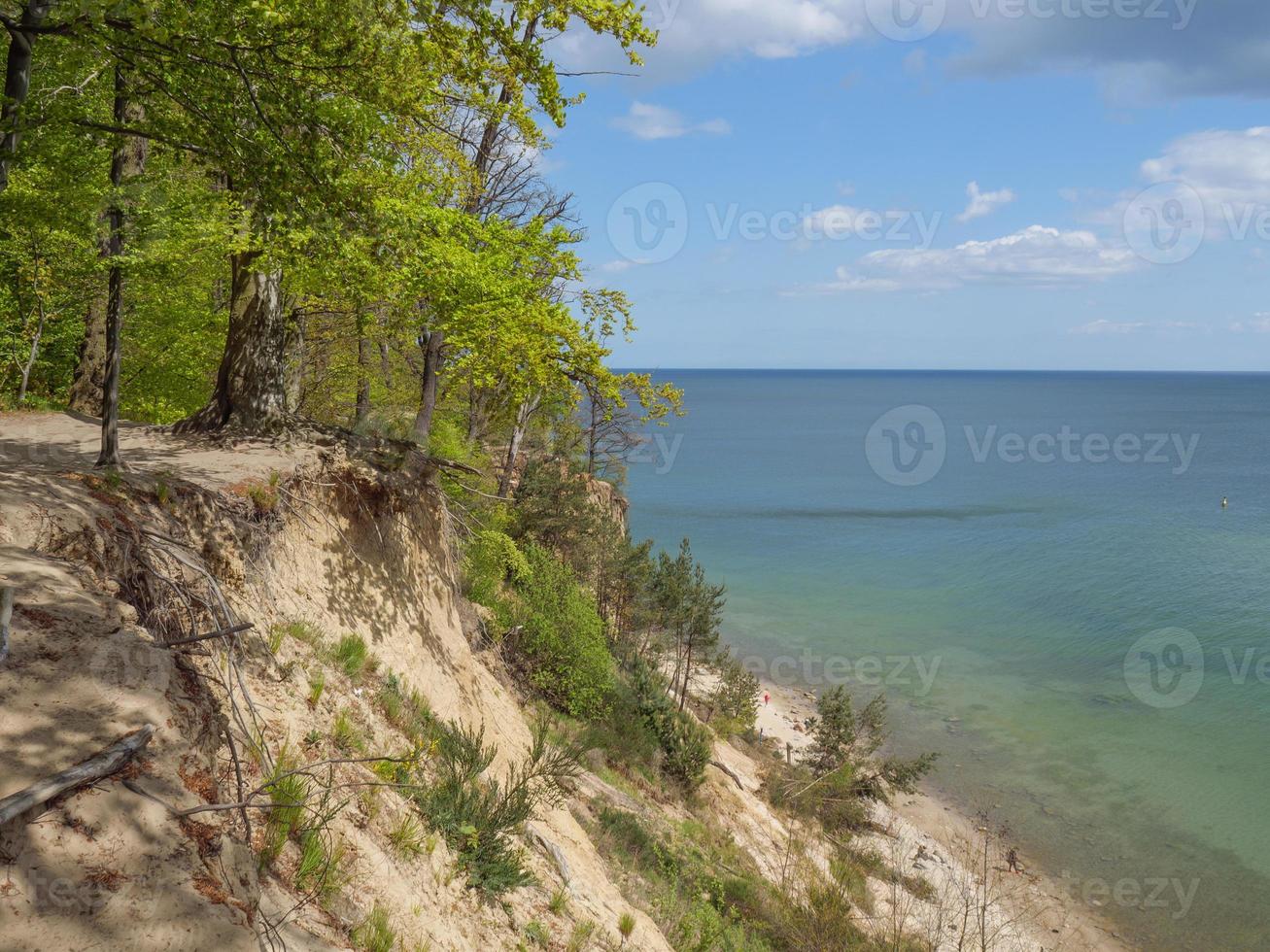 plage de la mer baltique en pologne photo