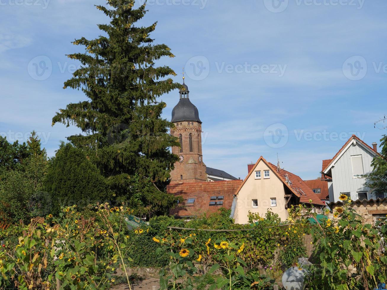 la petite ville de kandel dans le pfalz allemand photo