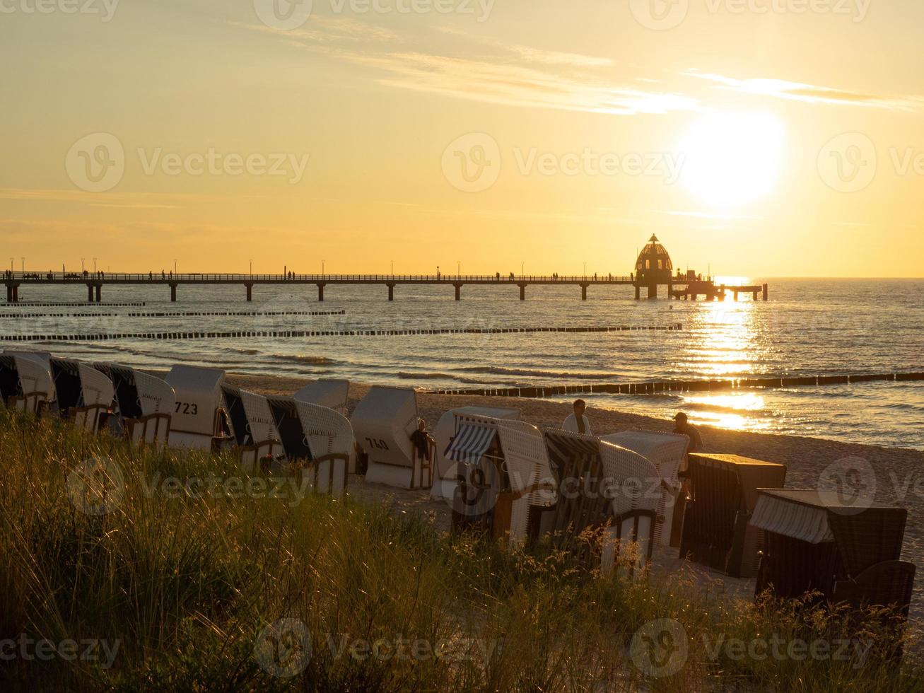 zingst à la mer baltique en allemagne photo