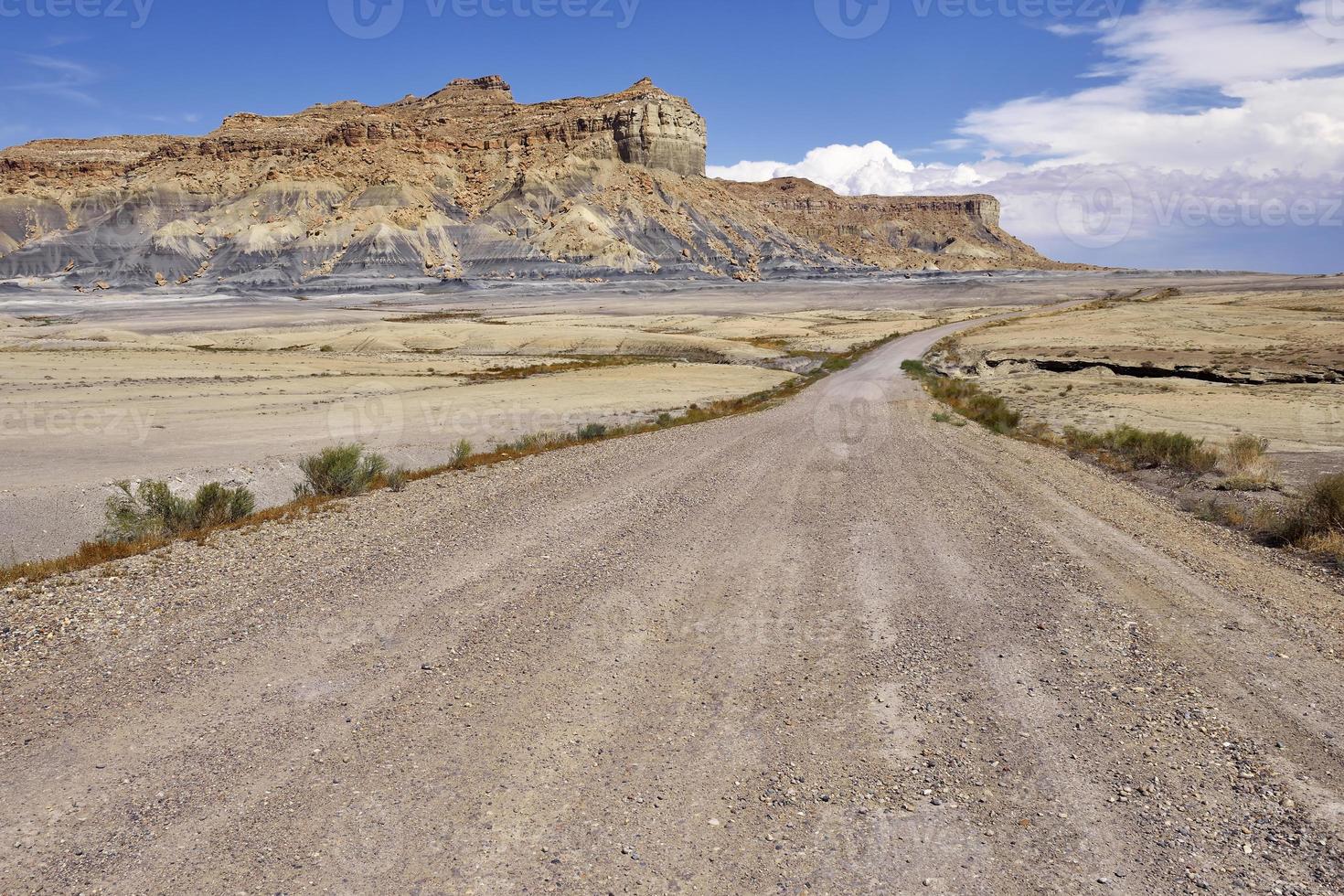 route de terre du désert photo