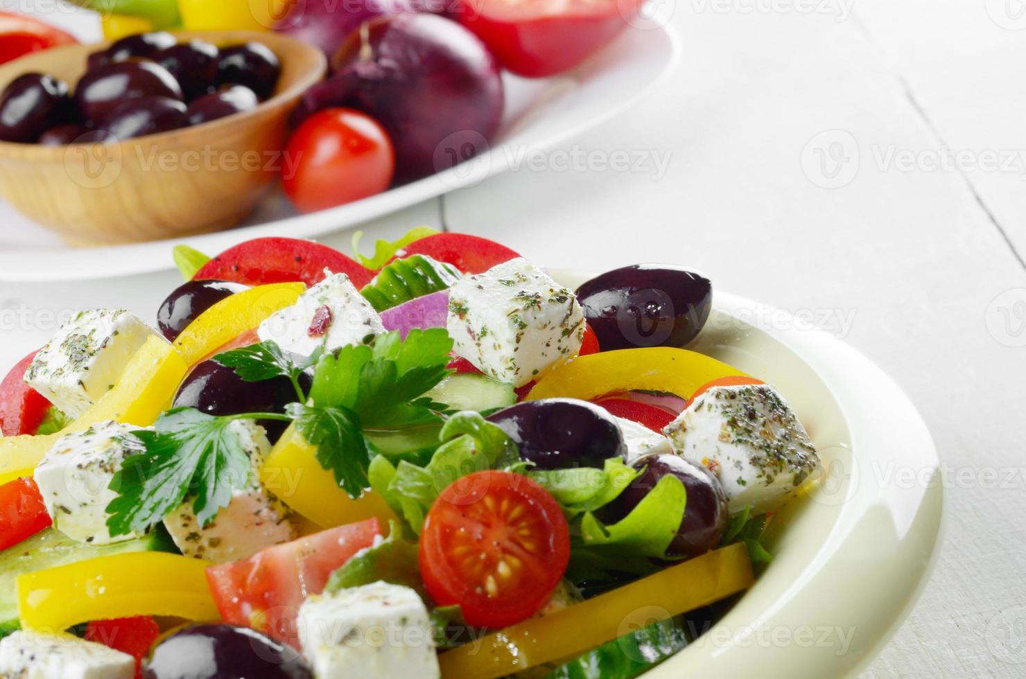 salade grecque maison photo