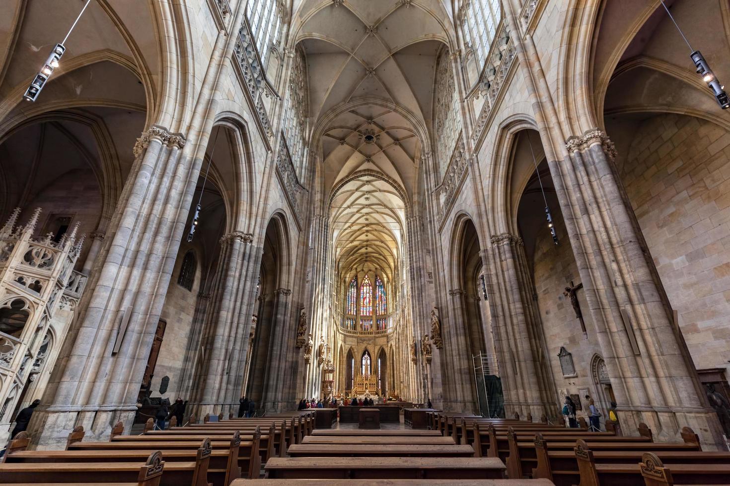 prague, république tchèque, 2022 - intérieur de st. Cathédrale Saint-Guy, Prague, République tchèque. photo