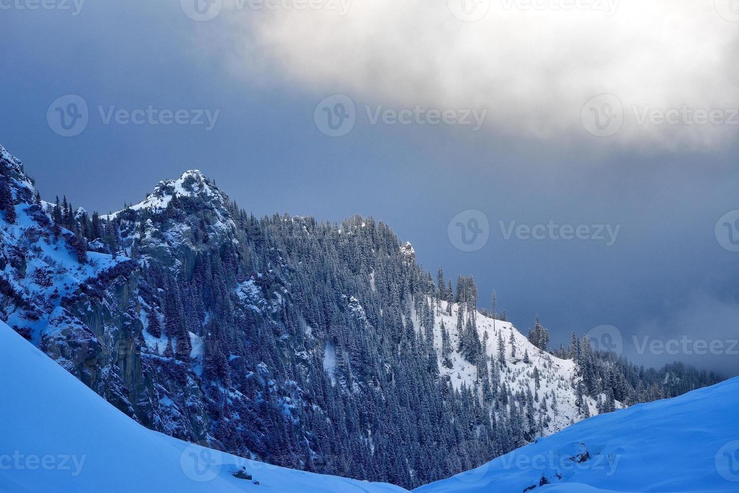 paysage alpin, dans, bucegi, montagnes, roumanie photo