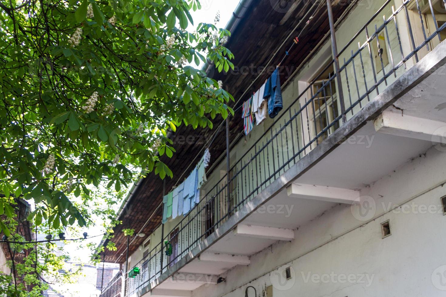 Cracovie - une architecture unique dans l'ancien quartier juif de Kazimierz photo