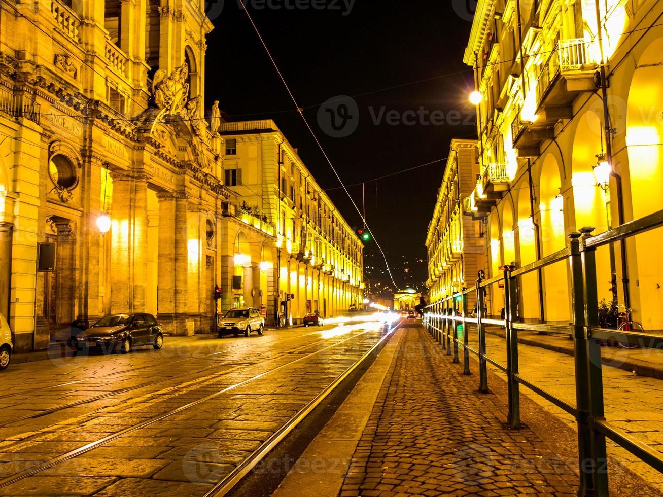 hdr via po, turin photo