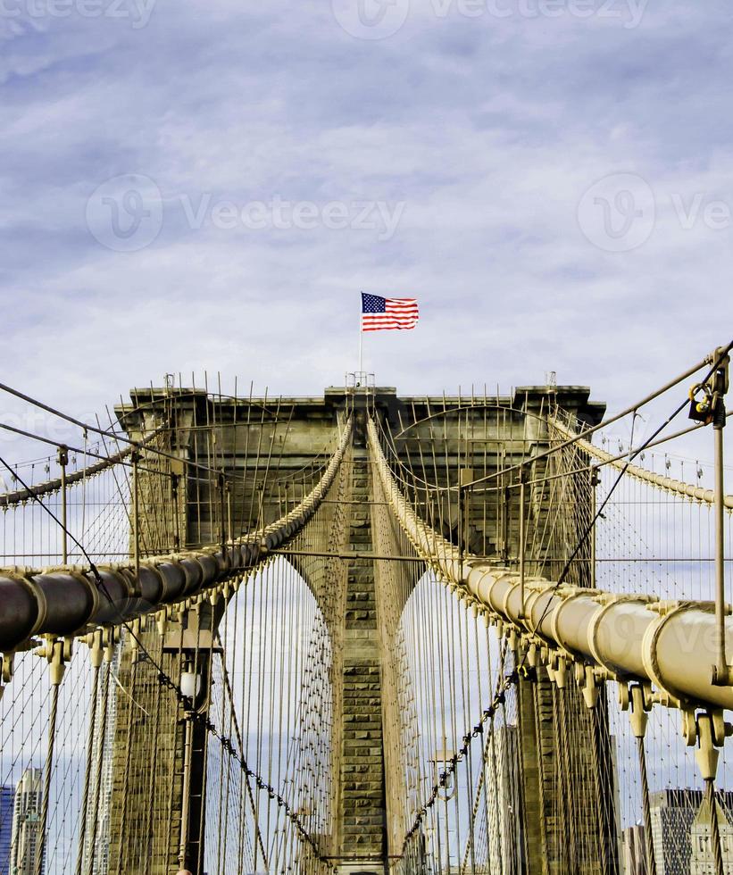 pont de brooklyn à new york city, usa photo
