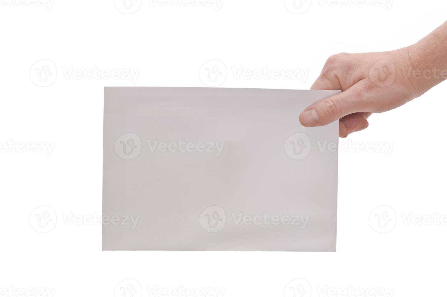 main et grande enveloppe 794026 Photo de stock chez Vecteezy