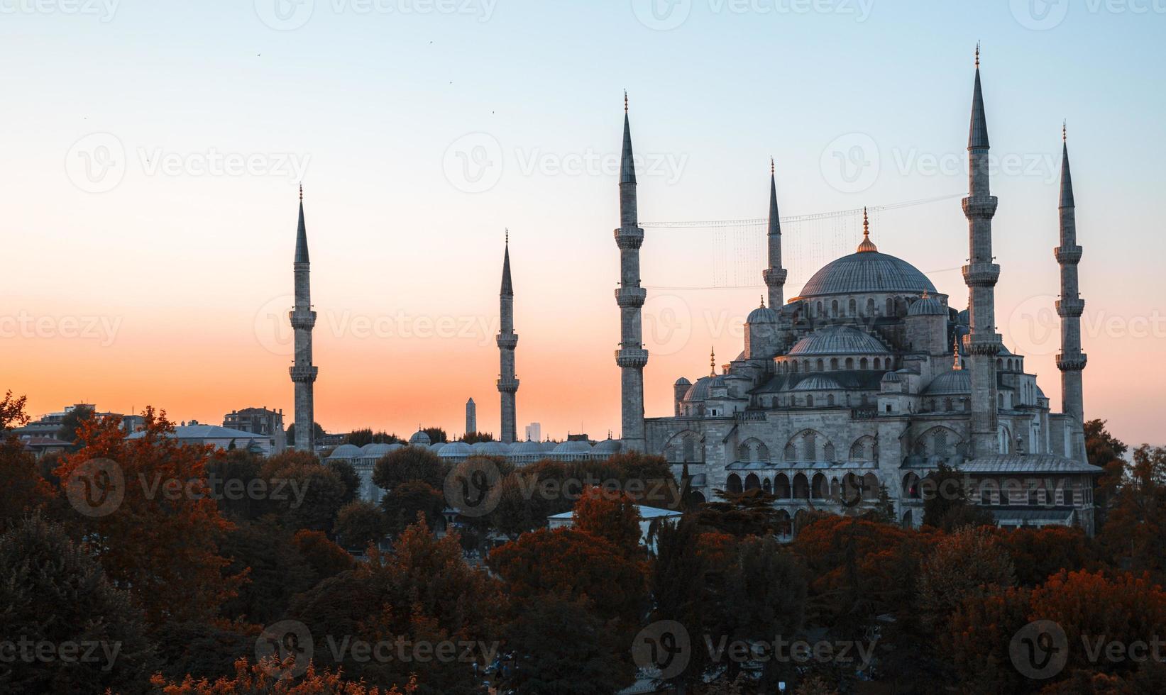 mosquée bleue et hagia sophia photo