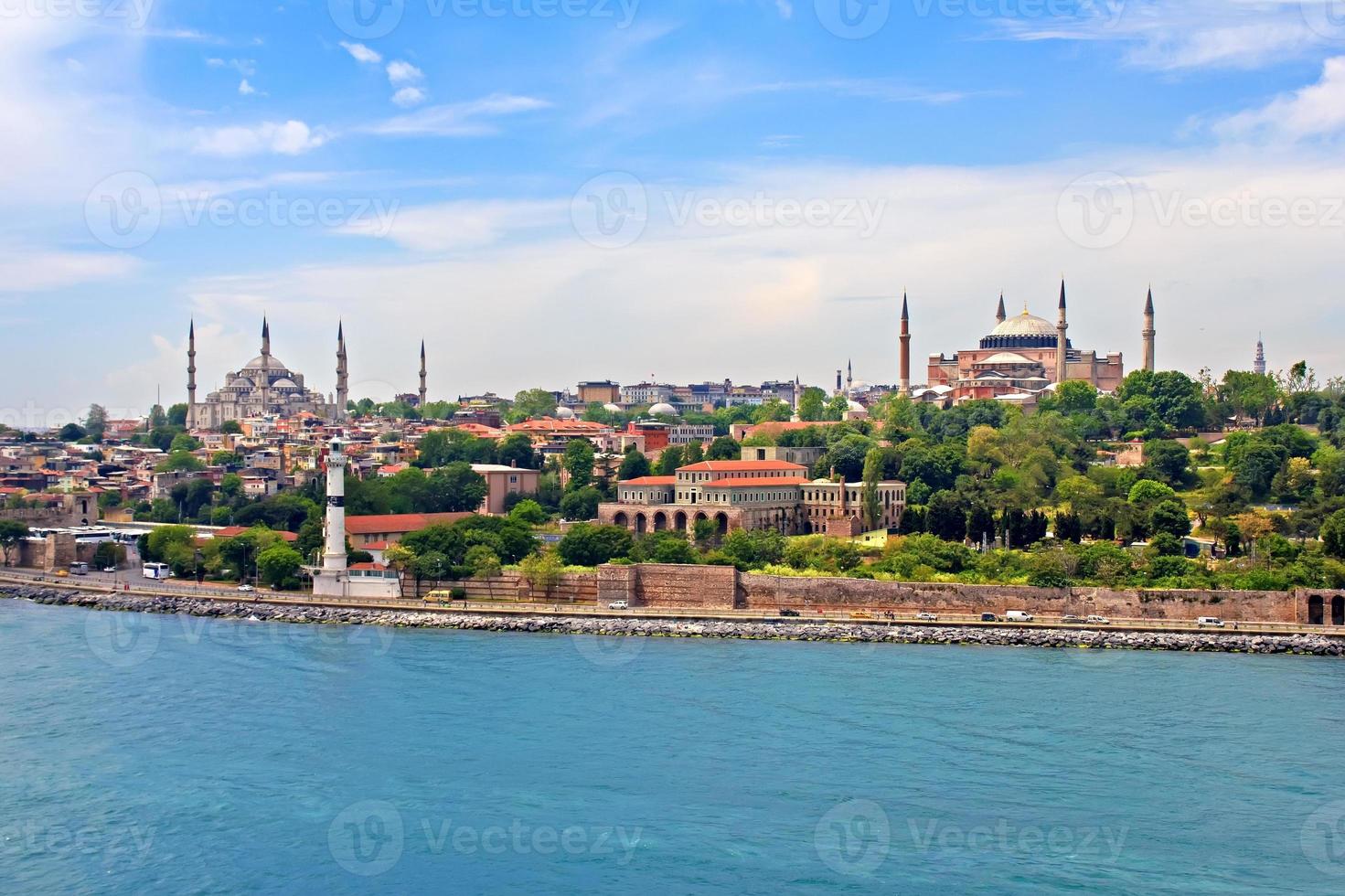 mosquée bleue, hagia sophia et istanbul photo