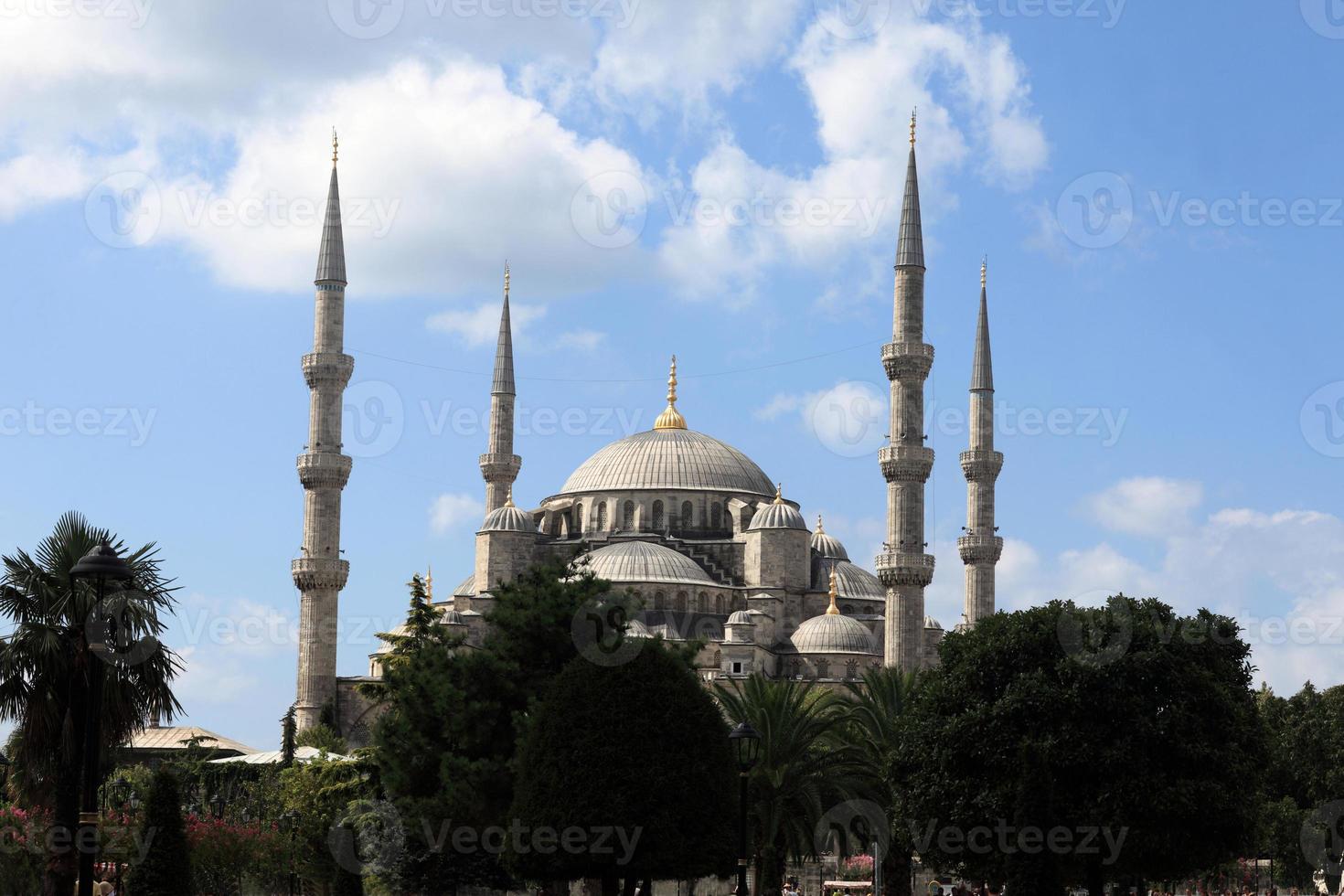 façade de la mosquée bleue photo