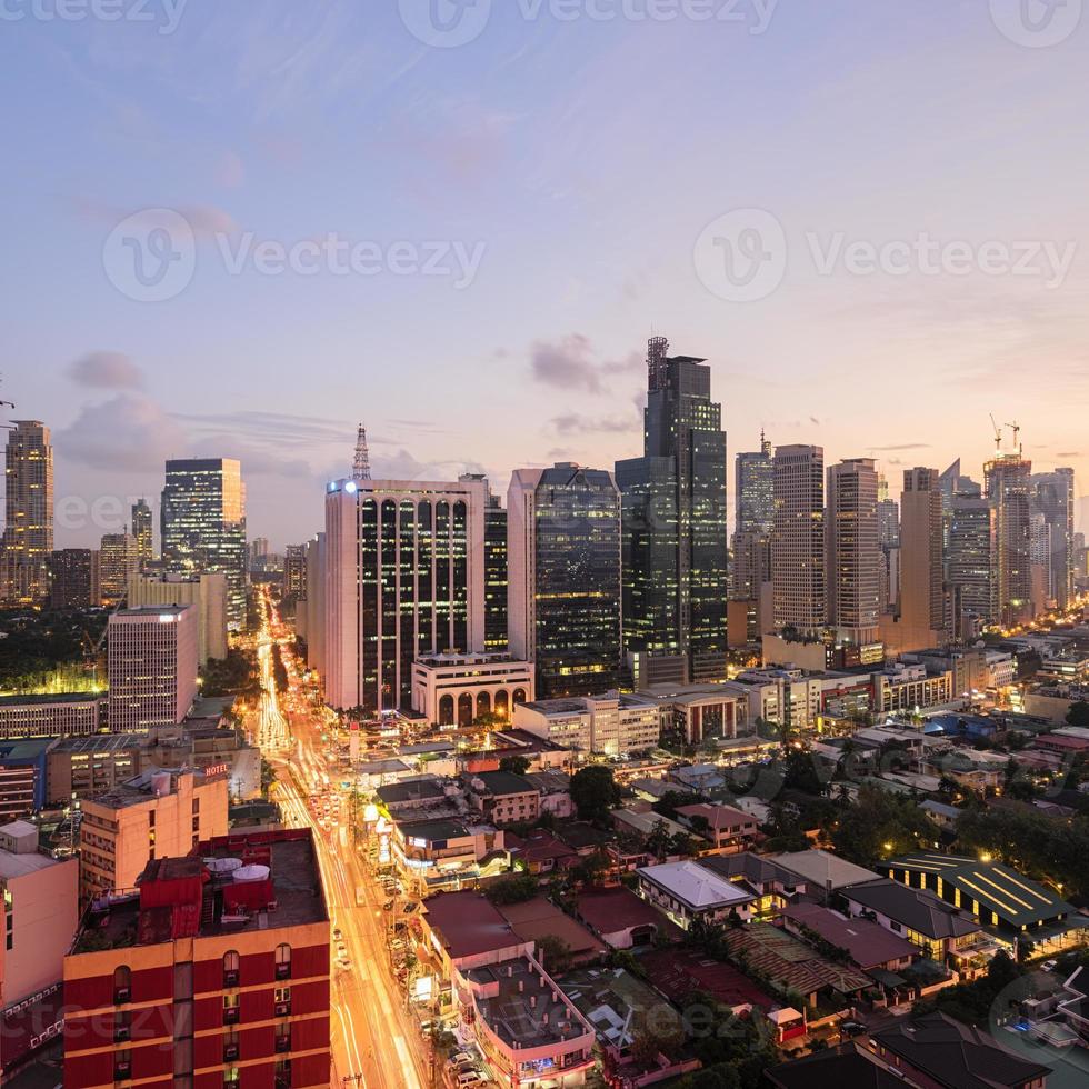 Makati skyline (metro manila) photo