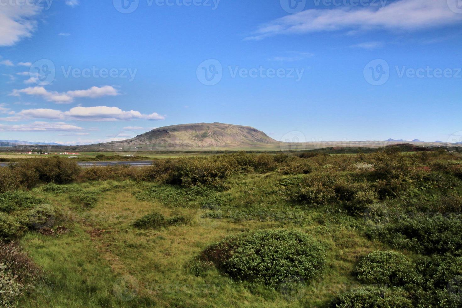 paysage d'islande près de la lagune glaciaire de jokulsarlon photo