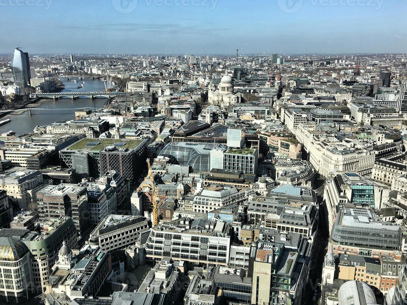 une vue aérienne de londres photo