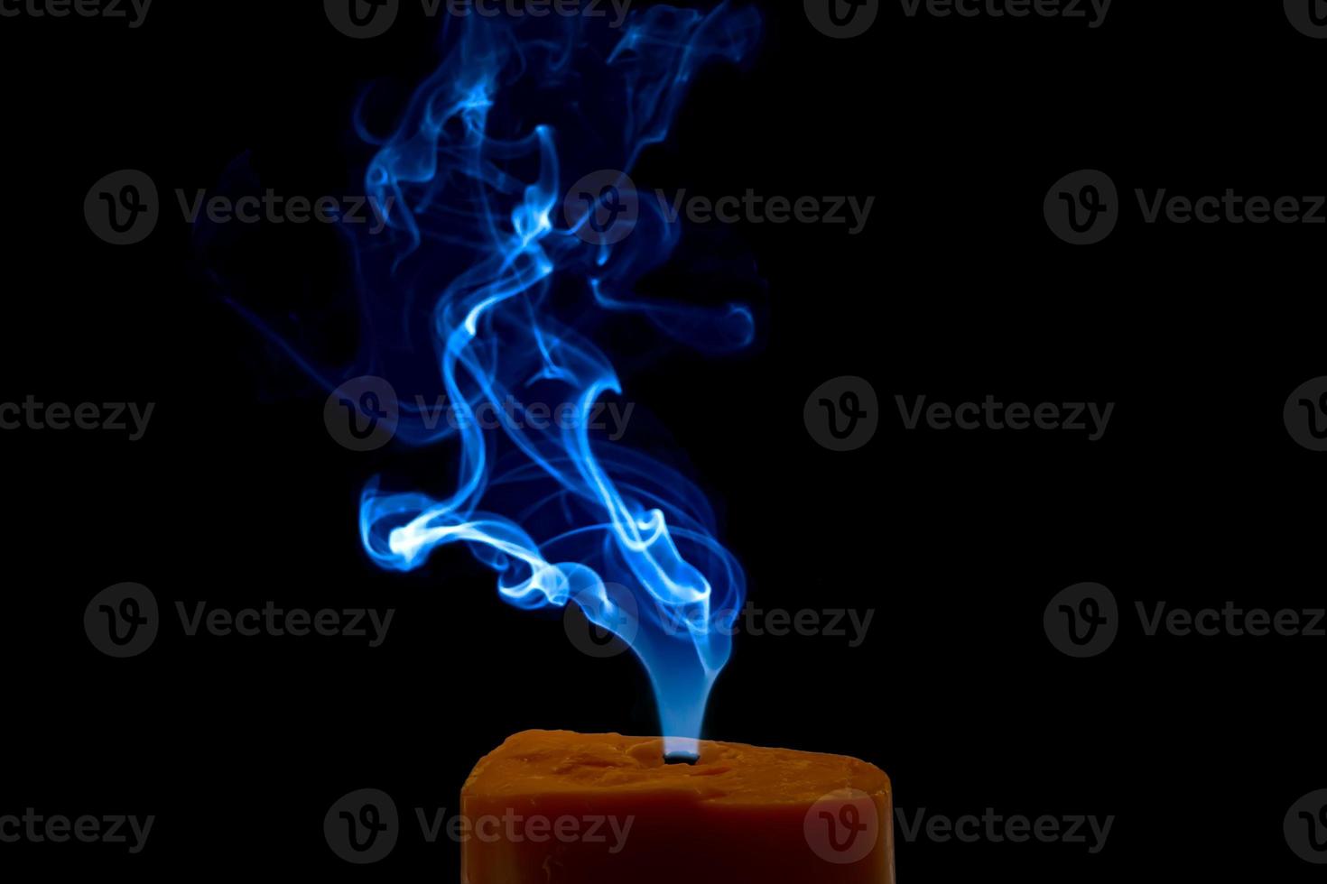 fumée de bougie colorée photo