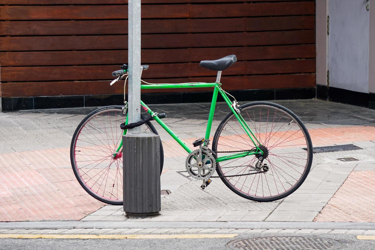 mode de transport à vélo dans la ville photo