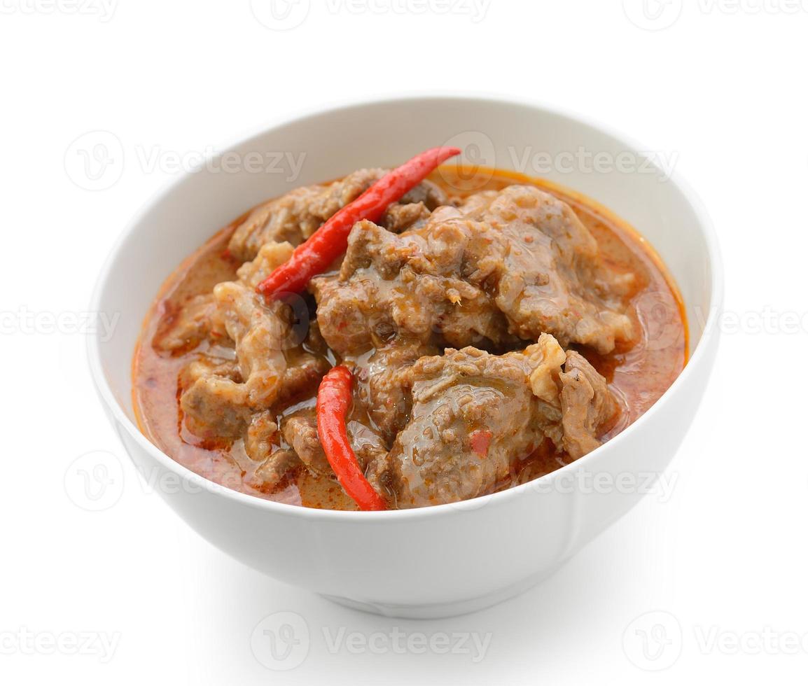 panaeng curry est un type de curry thaï photo