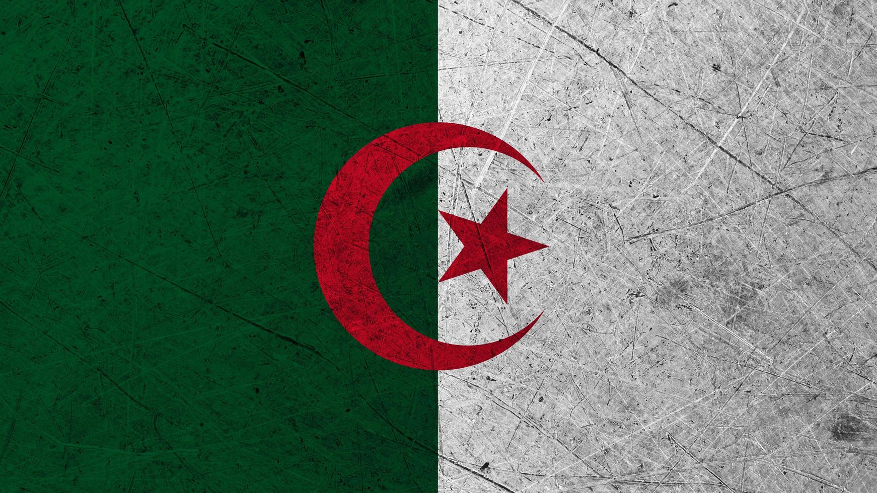 fond de papier peint drapeau national algérie photo