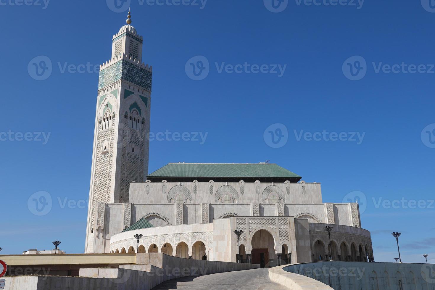 mosquée hassan ii à casablanca, maroc photo