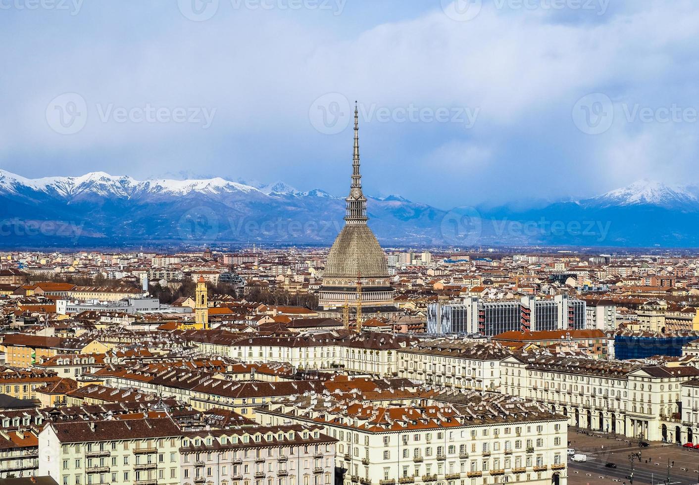 vue aérienne hdr de turin photo