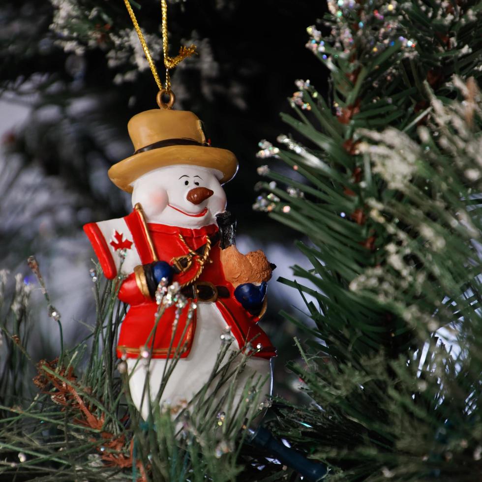 Décoration de Noël de la Gendarmerie royale du Canada à East Grinstead West Sussex le 19 décembre 2017 photo