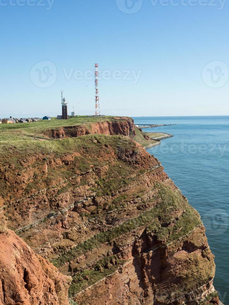 île de helgoland dans la mer du nord photo