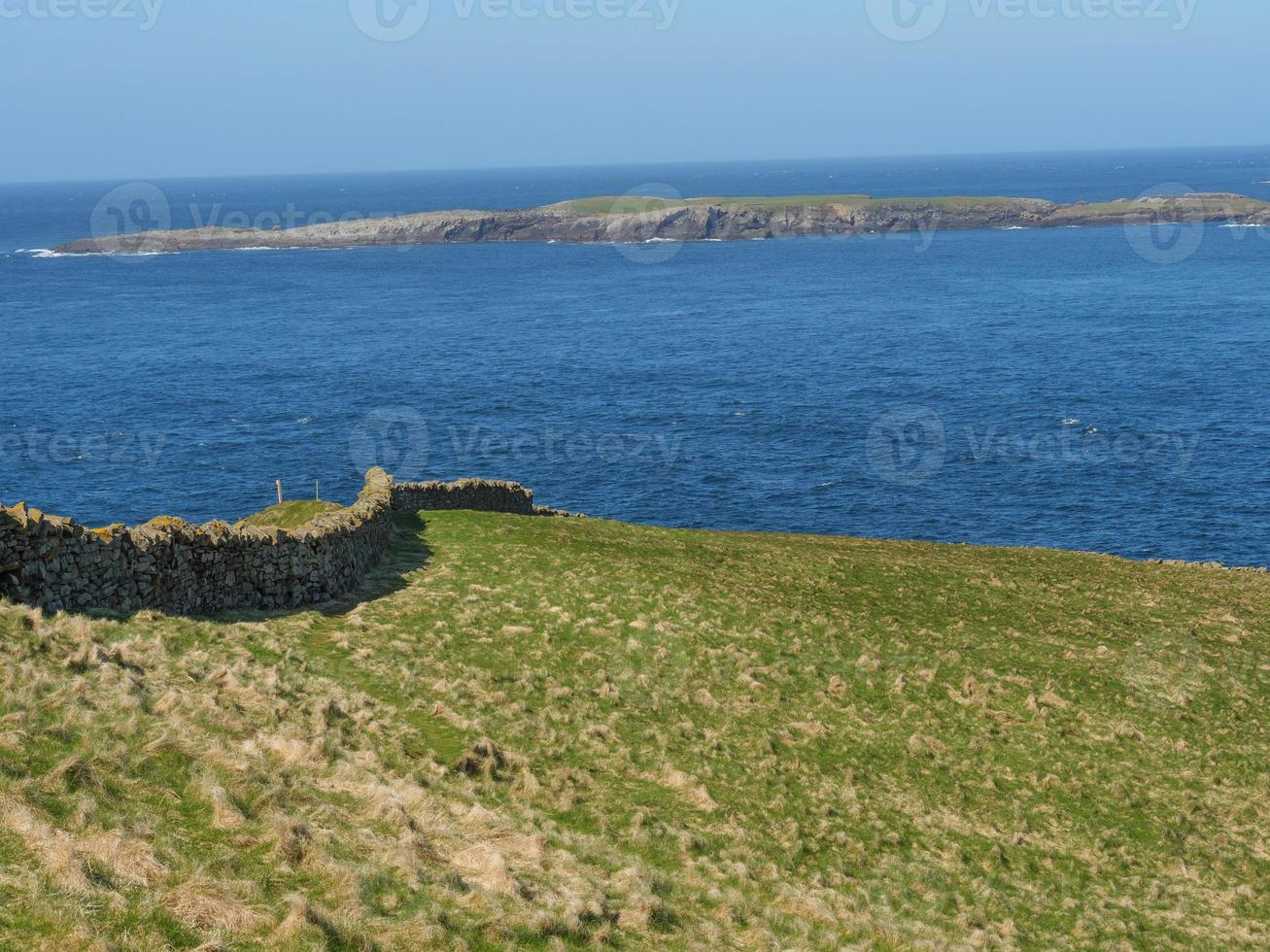 la ville de lerwick et les îles shetland photo