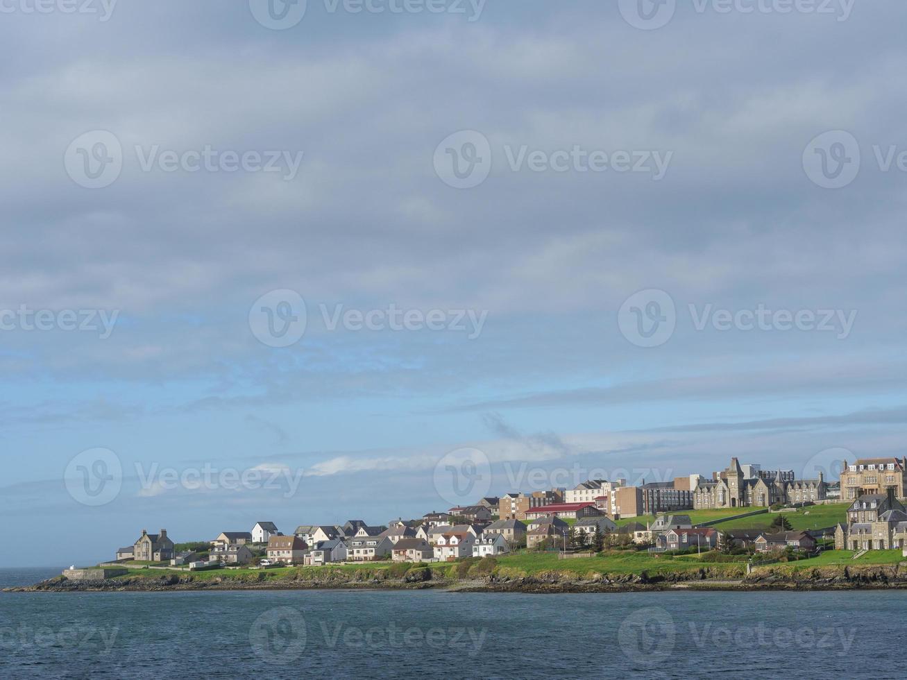 la ville de lerwick et les îles shetland photo