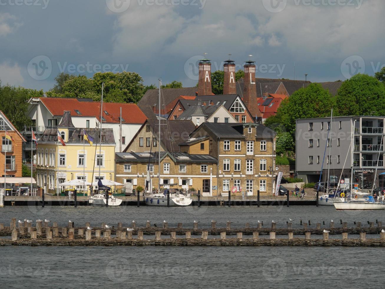 ville de kappeln dans le schleswig holstein photo