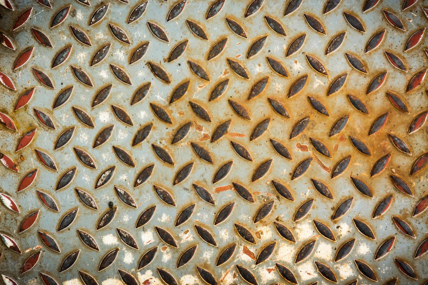 texture de métal et de taches de rouille arrière-plan agrandi, arrière-plan abstrait, modèle vide photo
