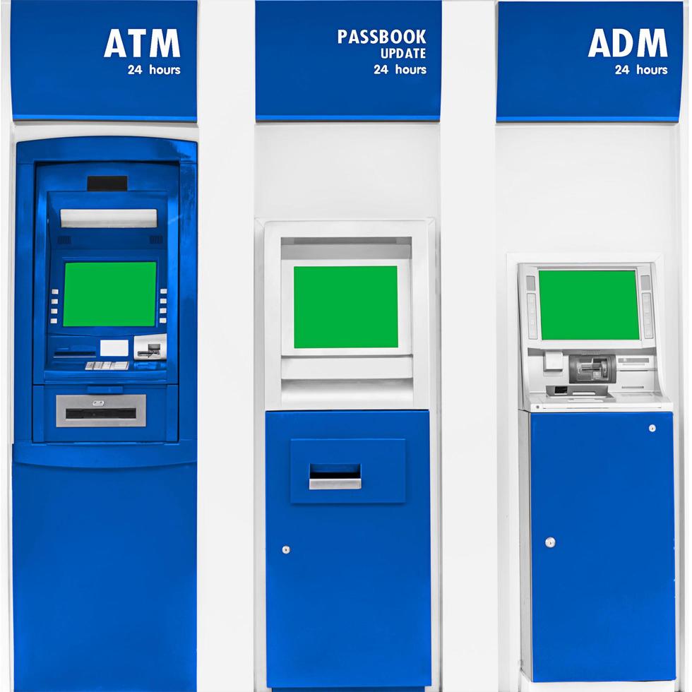 service bancaire automatique. photo