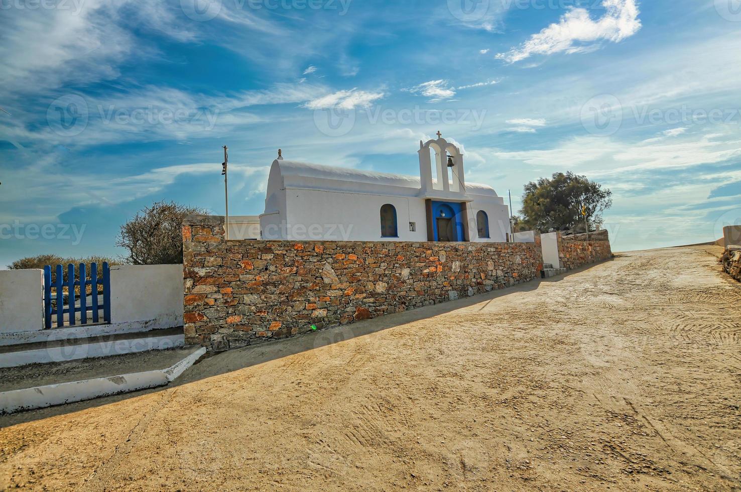 église du village d'ano meria de folegandros photo