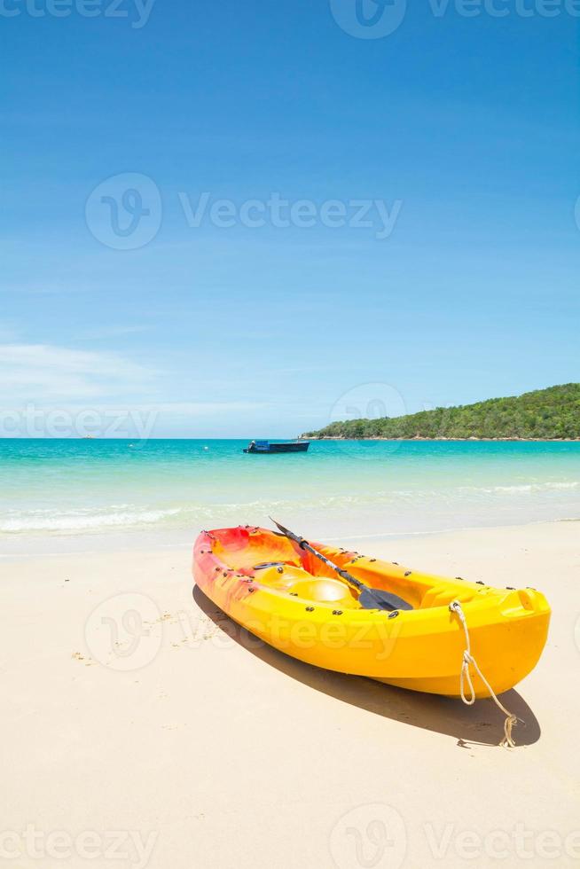 kayak sur la plage photo