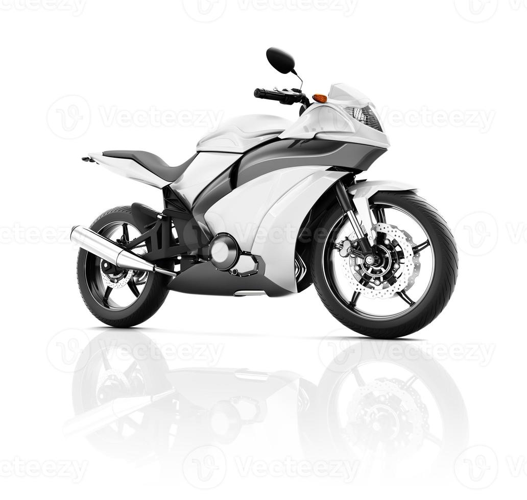 illustration de transport sport moto concept de course photo