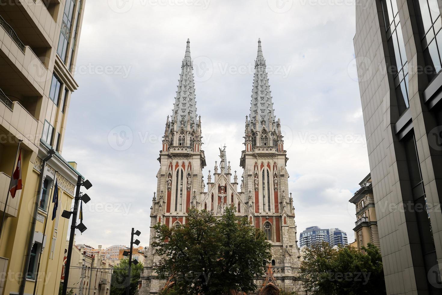 cathédrale catholique romaine saint nicolas à kiev, ukraine photo