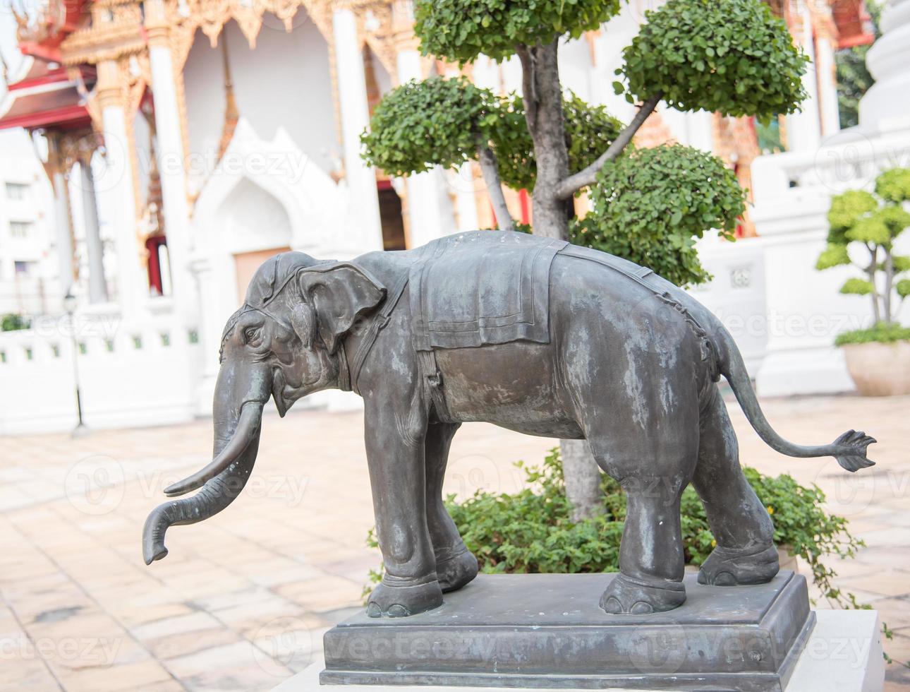 statue d'éléphant à bangkok, thaïlande. photo
