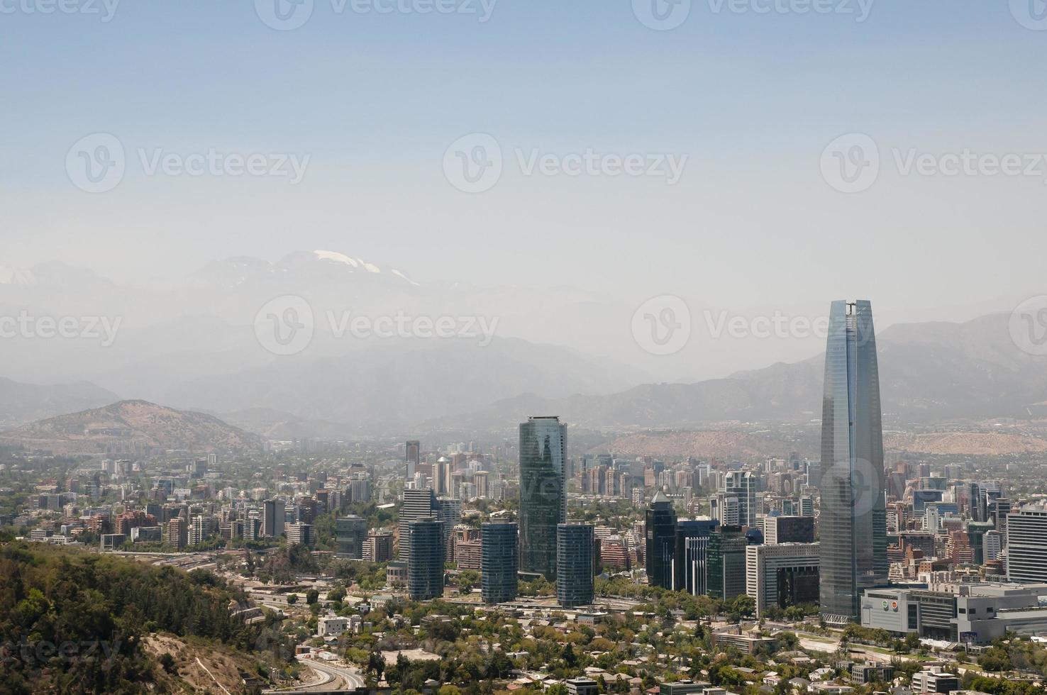 centre-ville de santiago - chili photo