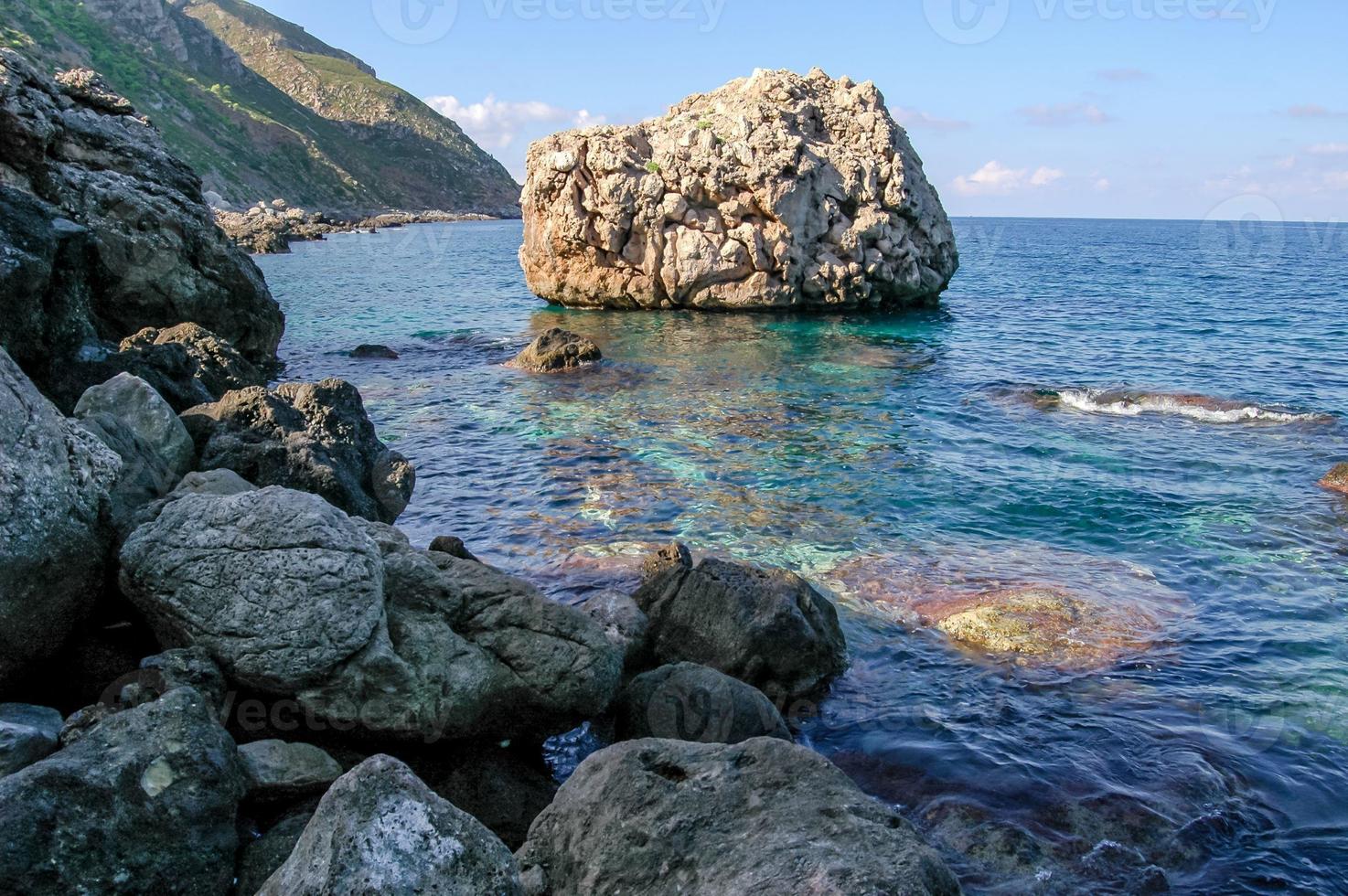 photo vue de l'île egadi