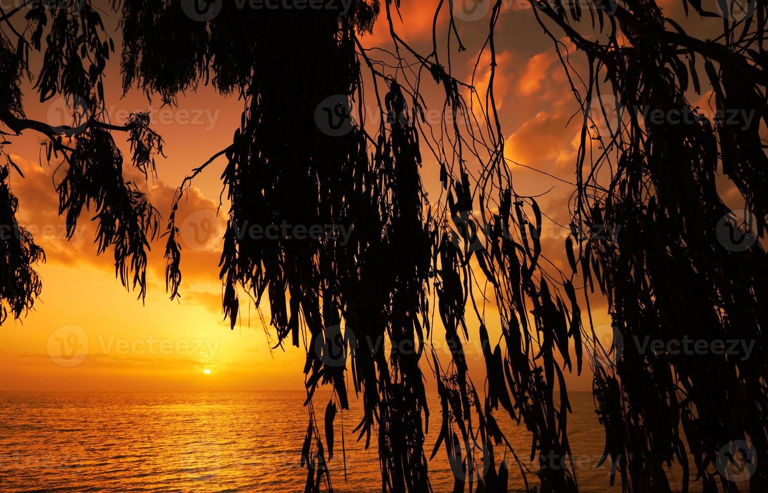 coucher de soleil méditerranéen photo
