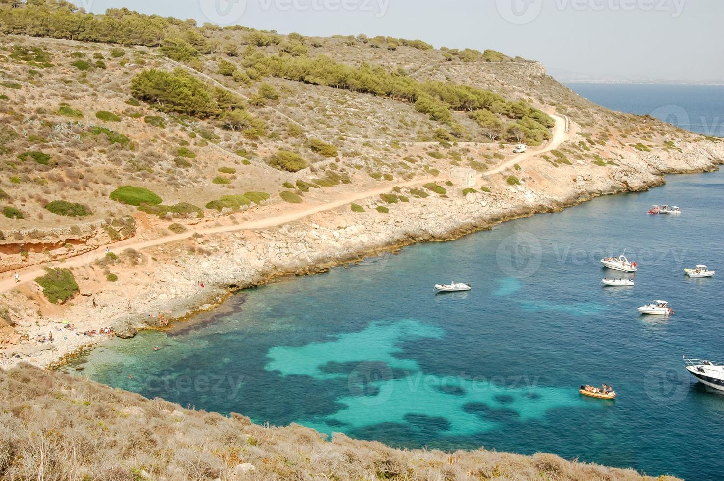 photo vue de l'île egadi