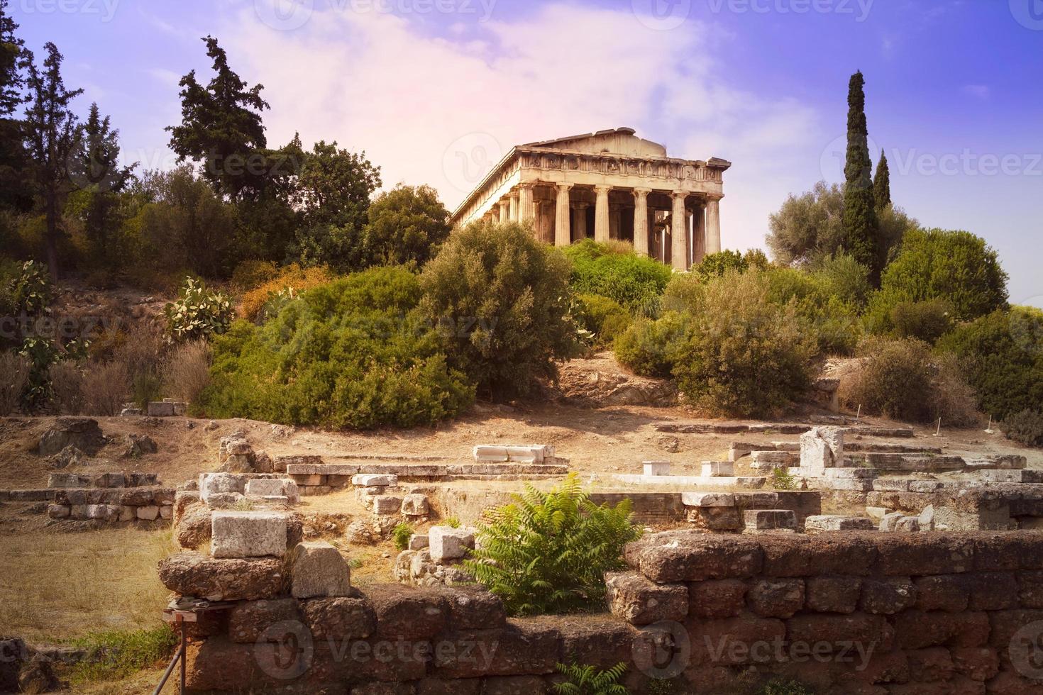 temple d'Héphaïstos à Athènes photo