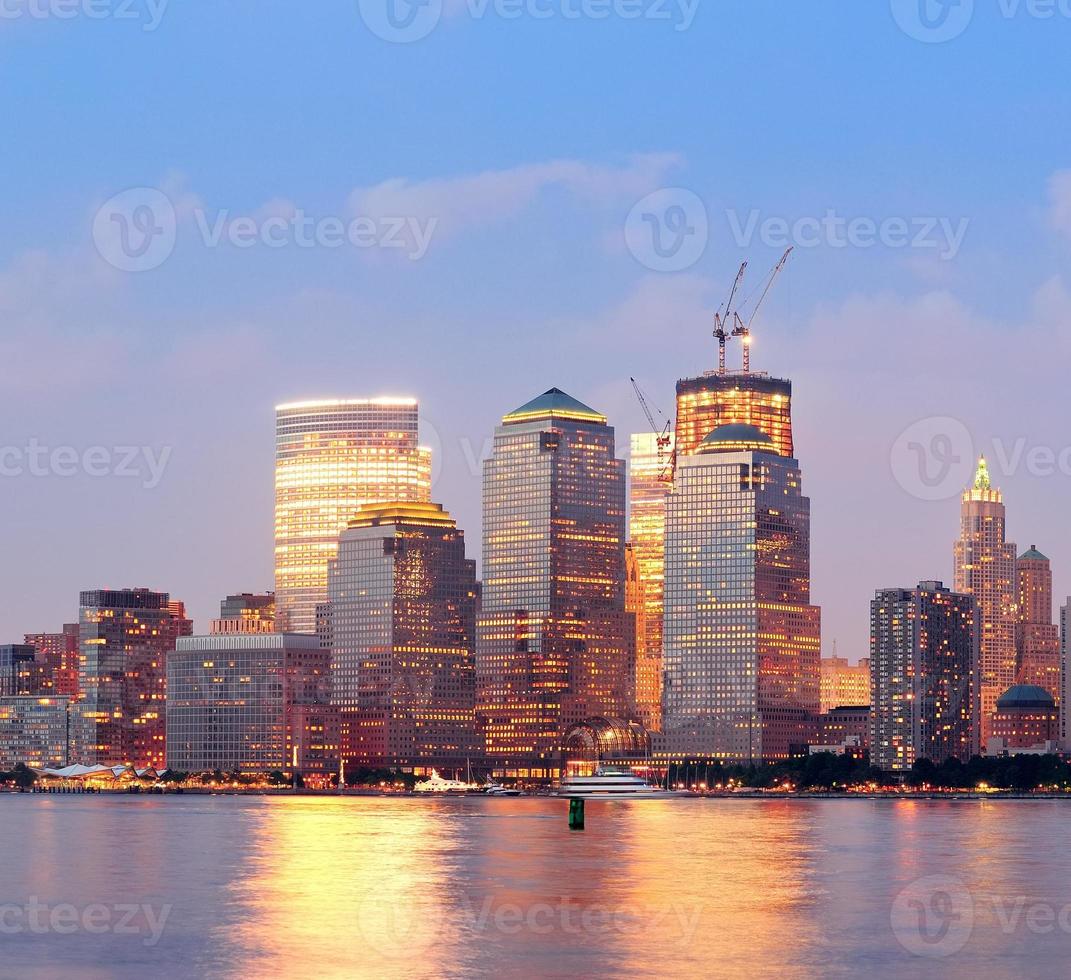 new york city manhattan centre ville skyline photo