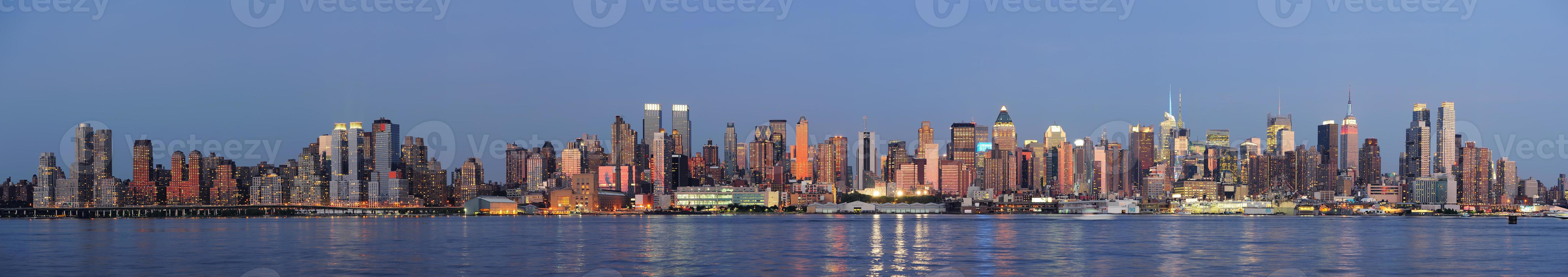 new york city manhattan sur la rivière hudson photo