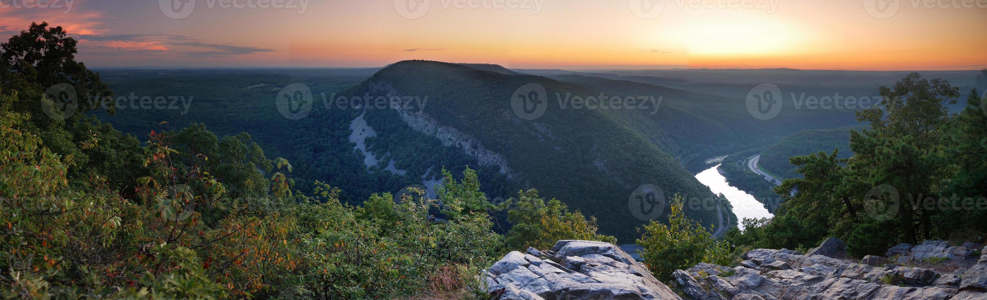 panorama sur la montagne photo