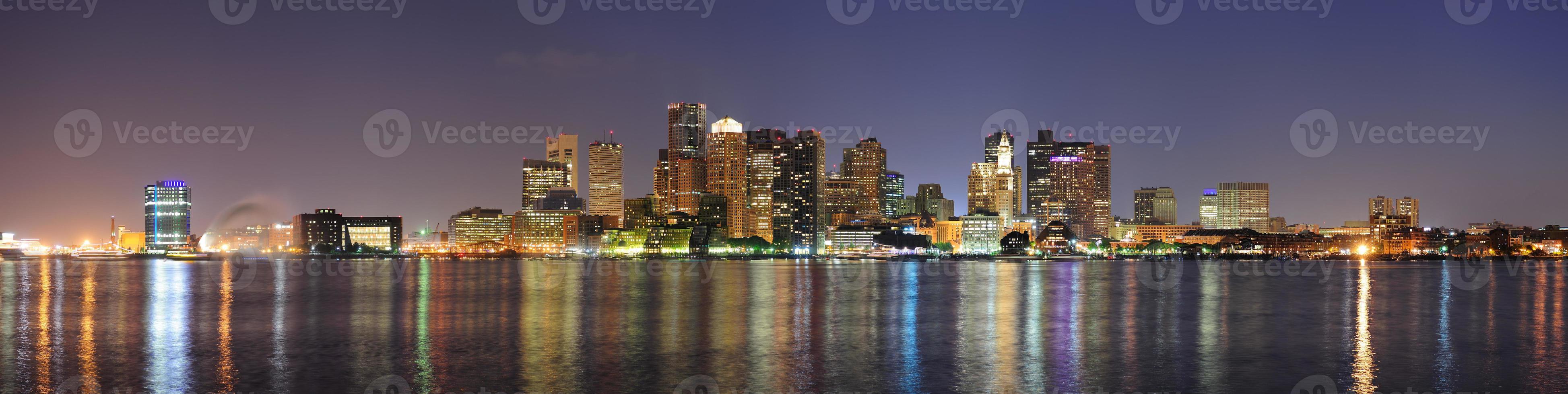 Panorama du centre-ville de Boston photo